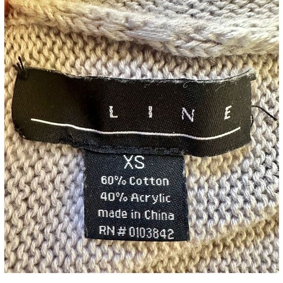 Line striped long hooded open cardigan - Picture 7 of 7